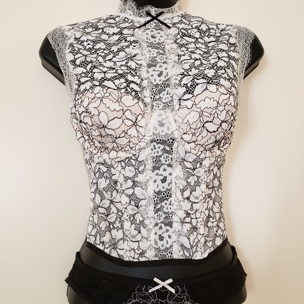 Victoria's secret Chantilly Lace High neck Bustier